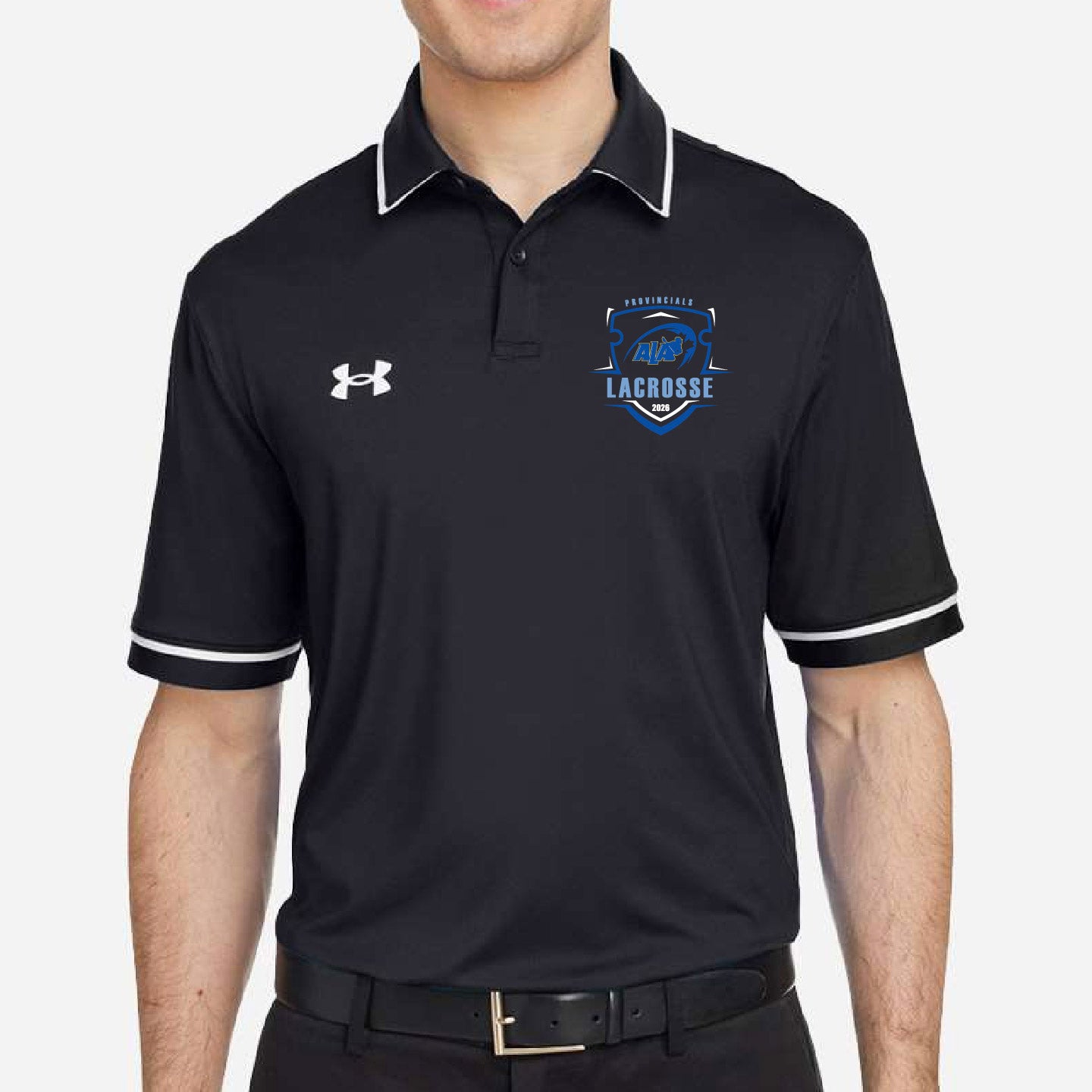 Lacrosse Provincials ADULT UA Performance Polo Shirt (LCPRT003-1376904)