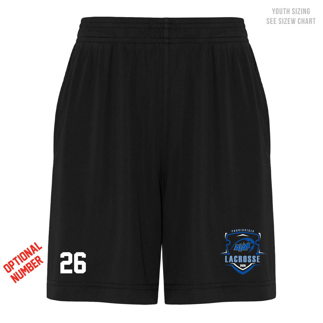 Lacrosse Provincials YOUTH Pocketed Shorts (LCPRT003-Y357P)
