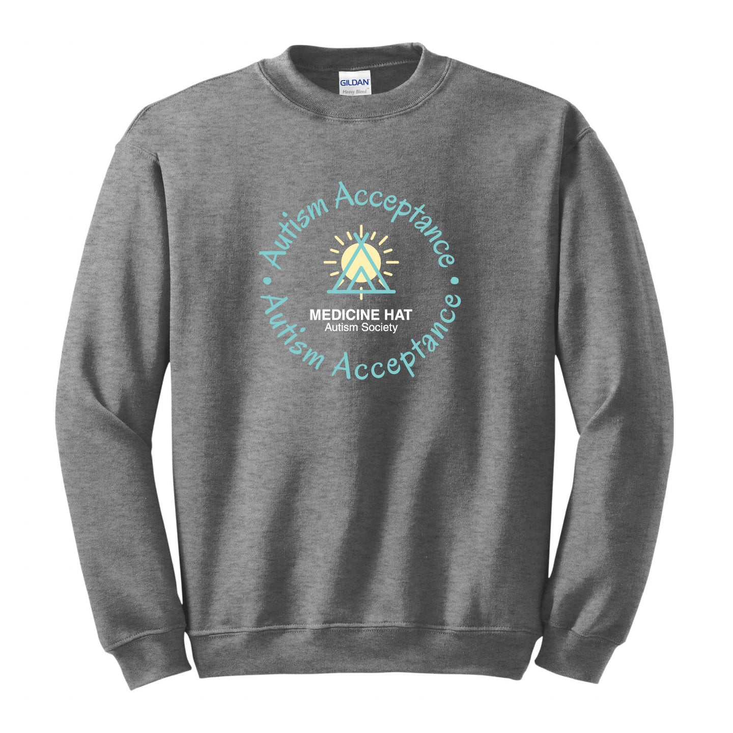MH Autism Society Adult Crewneck Sweatshirt (MHAST005/006-18000)
