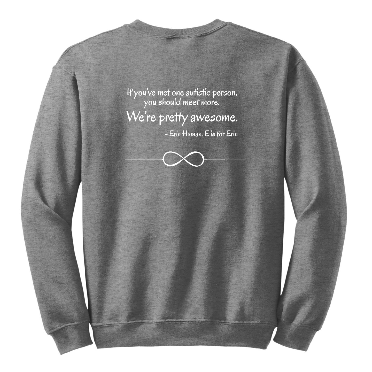 MH Autism Society Adult Crewneck Sweatshirt (MHAST005/006-18000)
