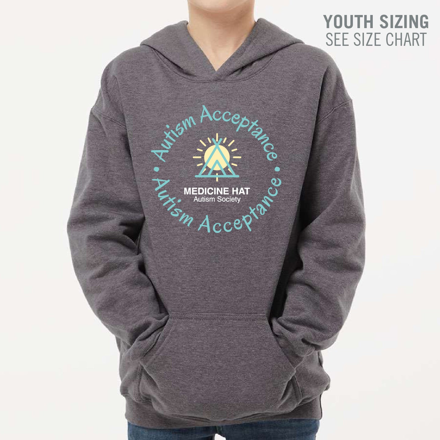 MH Autism YOUTH Pullover Hoodie (MHAST005/006-3322)