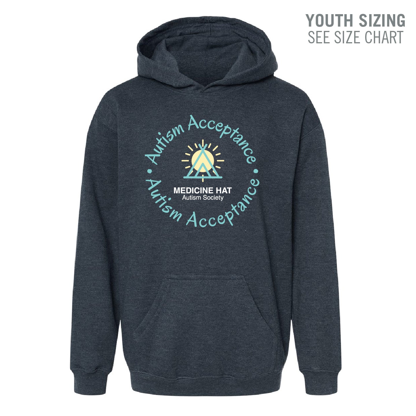 MH Autism YOUTH Pullover Hoodie (MHAST005/006-3322)