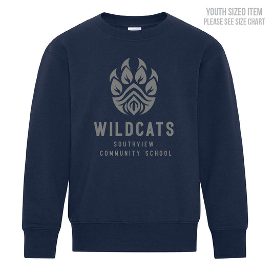 Southview School YOUTH Crewneck Sweatshirt (SVST002-Y2400)