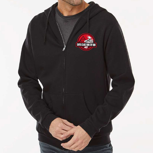 Santa Claus Toy Run Unisex Zip-Up Hoodie (SCTRT001/002-ATCF2600)