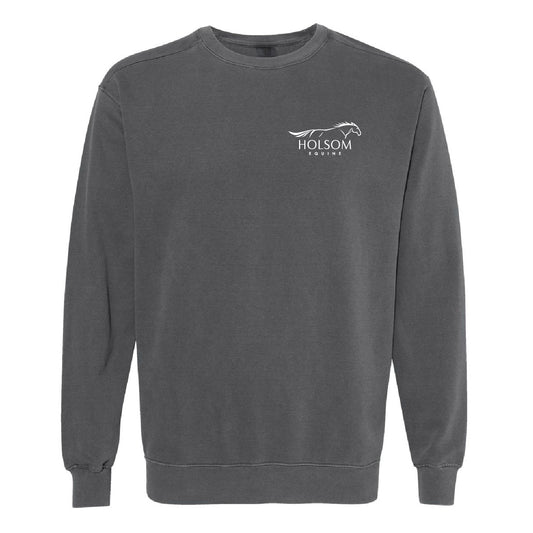 Holsom Equine UNISEX LC Pigment Dyed Retro Crewneck (HEQT001-1566)