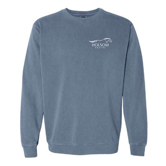 Holsom Equine UNISEX LC Pigment Dyed Retro Crewneck (HEQT001-1566)