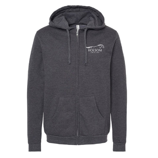 Holsom Equine Unisex Zip Hoodie (HEQT001-3331)