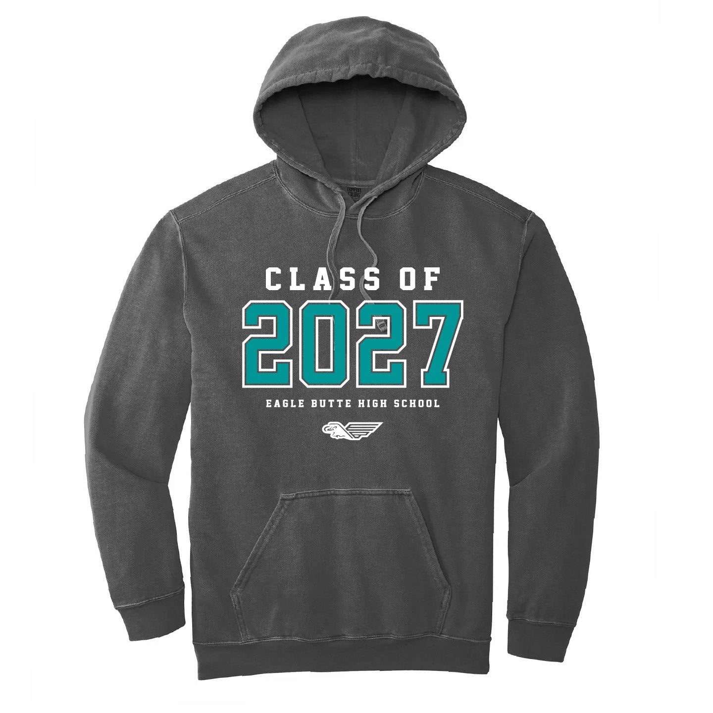 EBHS Grad 2027 Retro Pigment Dyed Unisex Hoodie (EBGR27T001-1567)