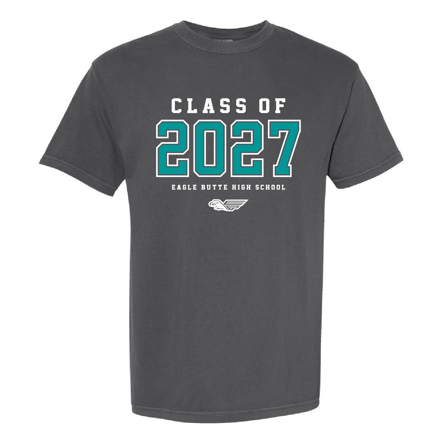 EBHS Grad 2027 Retro Dyed Unisex Ringspun T-Shirt (EBGR27T001-1717)
