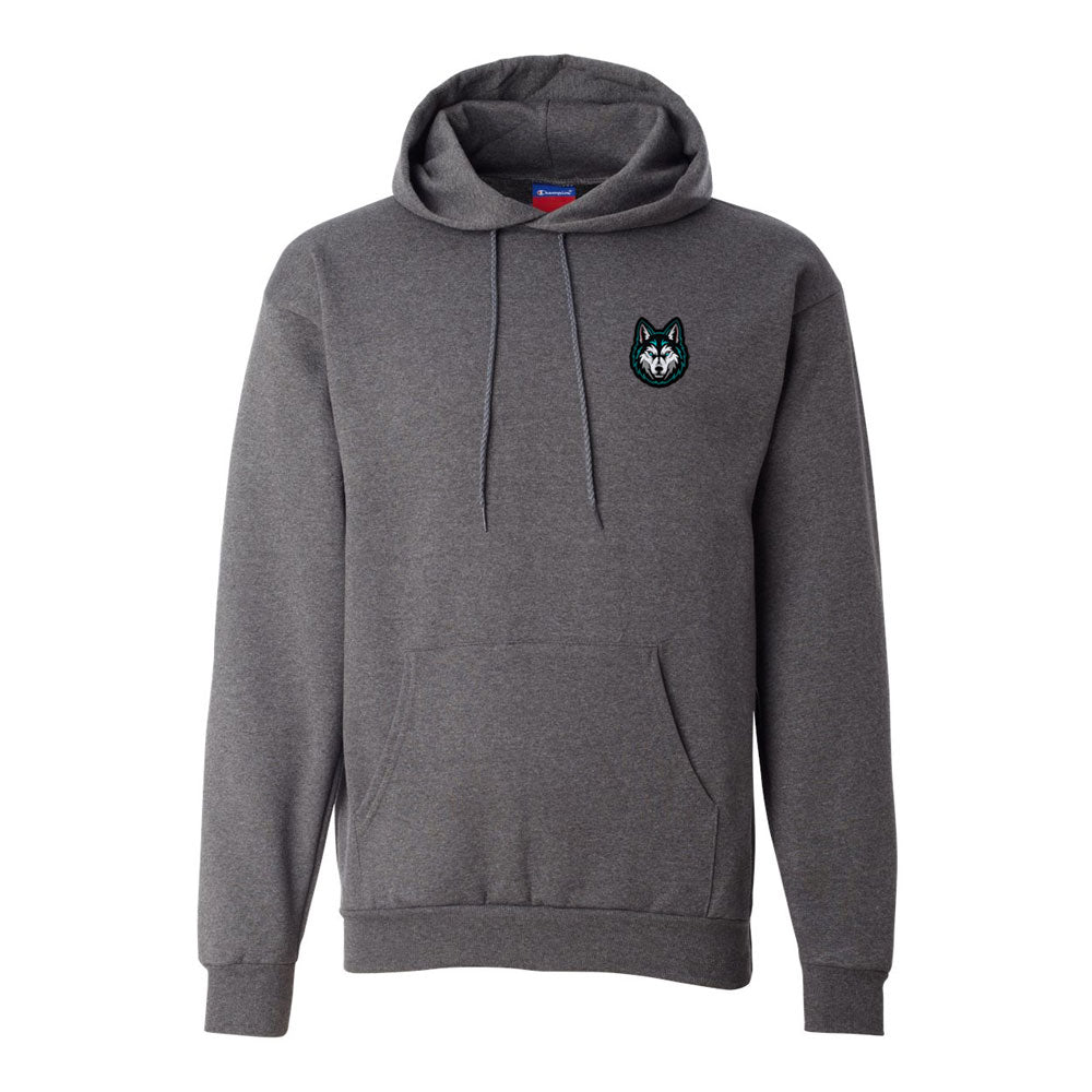 Evanston Heights Wolf Patch Unisex Champion Hoodie (EHP001-S700)