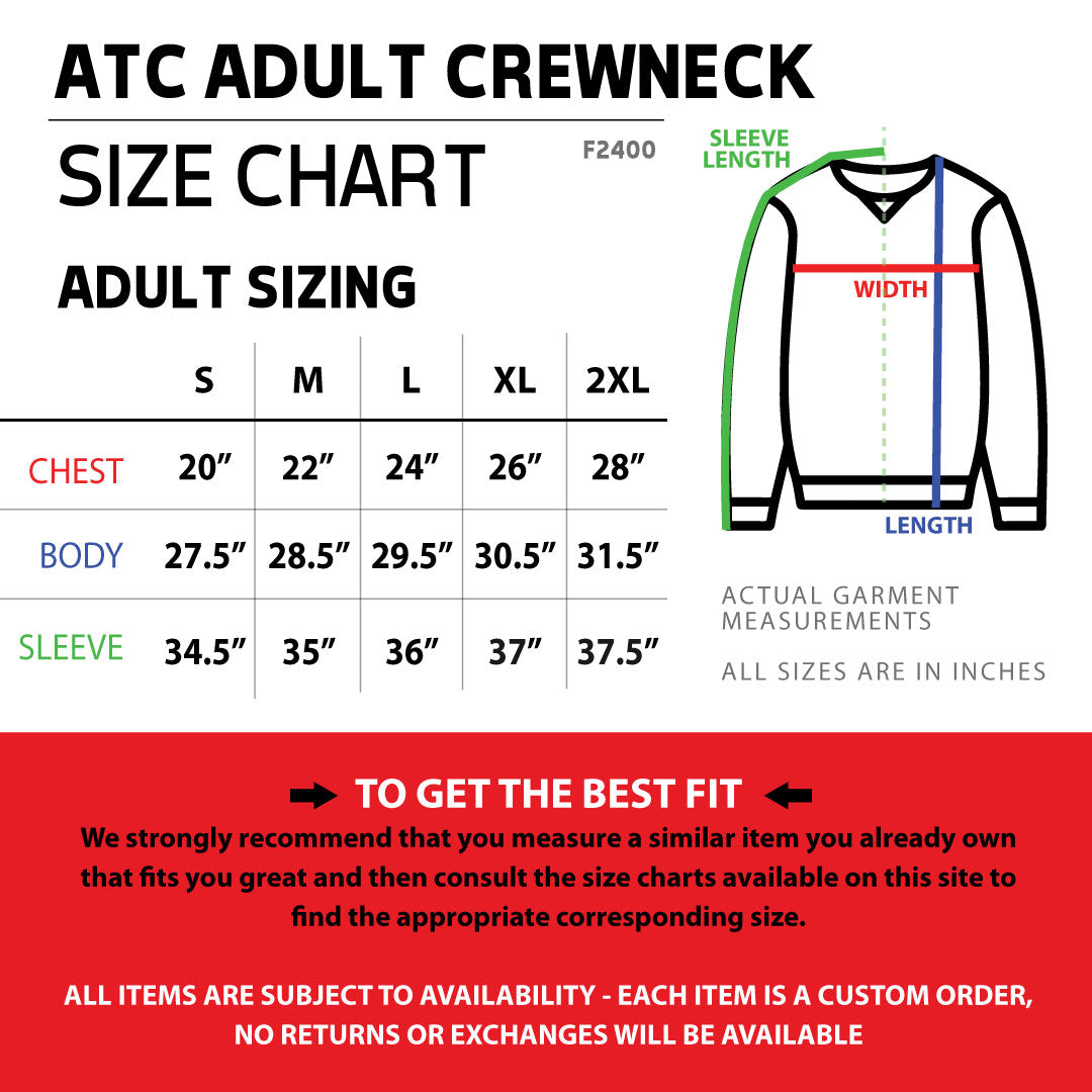 MHHS Staff M Unisex Crewneck Sweatshirt (MHHST001-F2400)