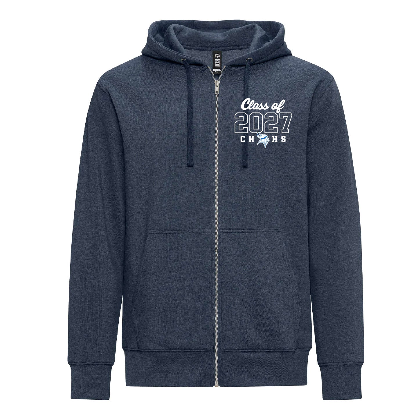 CHHS Grad 2027 Unisex Triblend Zip Hoodie (CHGRD27T002-KOI2052)