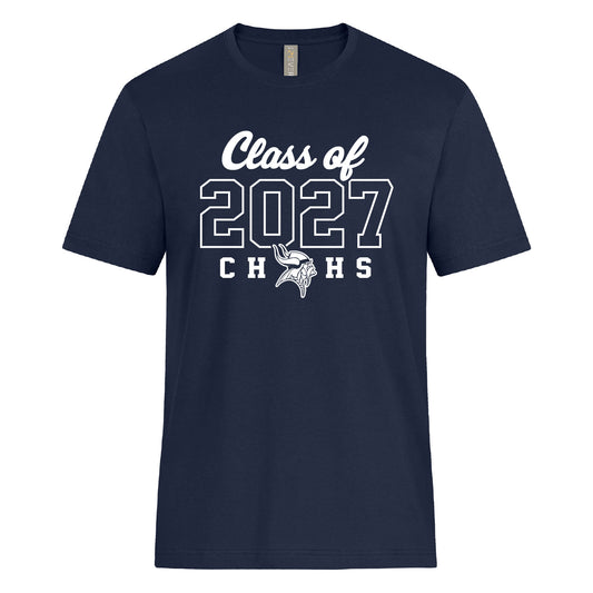 CHHS Grad 2027 Retro Dyed Unisex Ringspun T-Shirt (CHGRD27T001-1717)