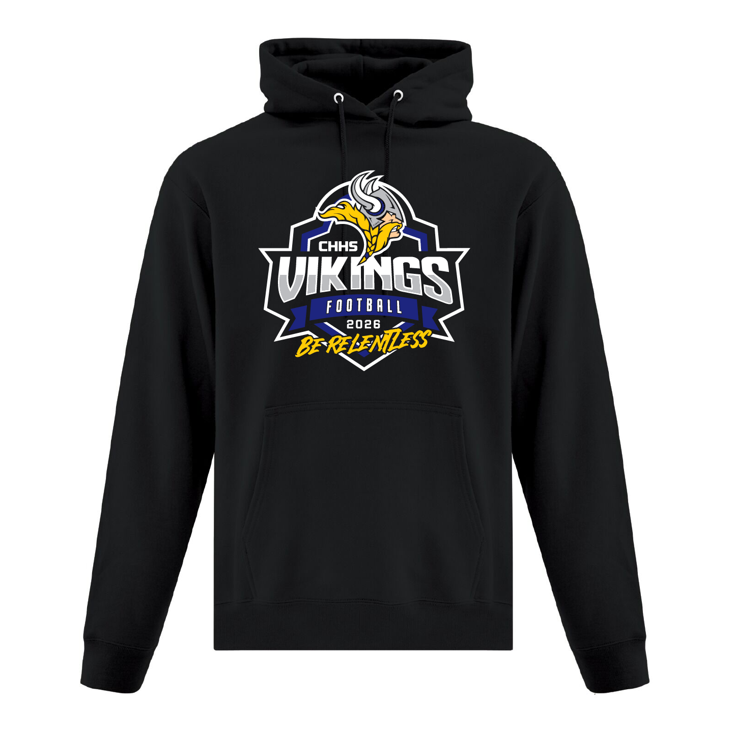CHHS Jr. Vikings Football Unisex Pullover Hoodie (CHJRFT001-F2500)