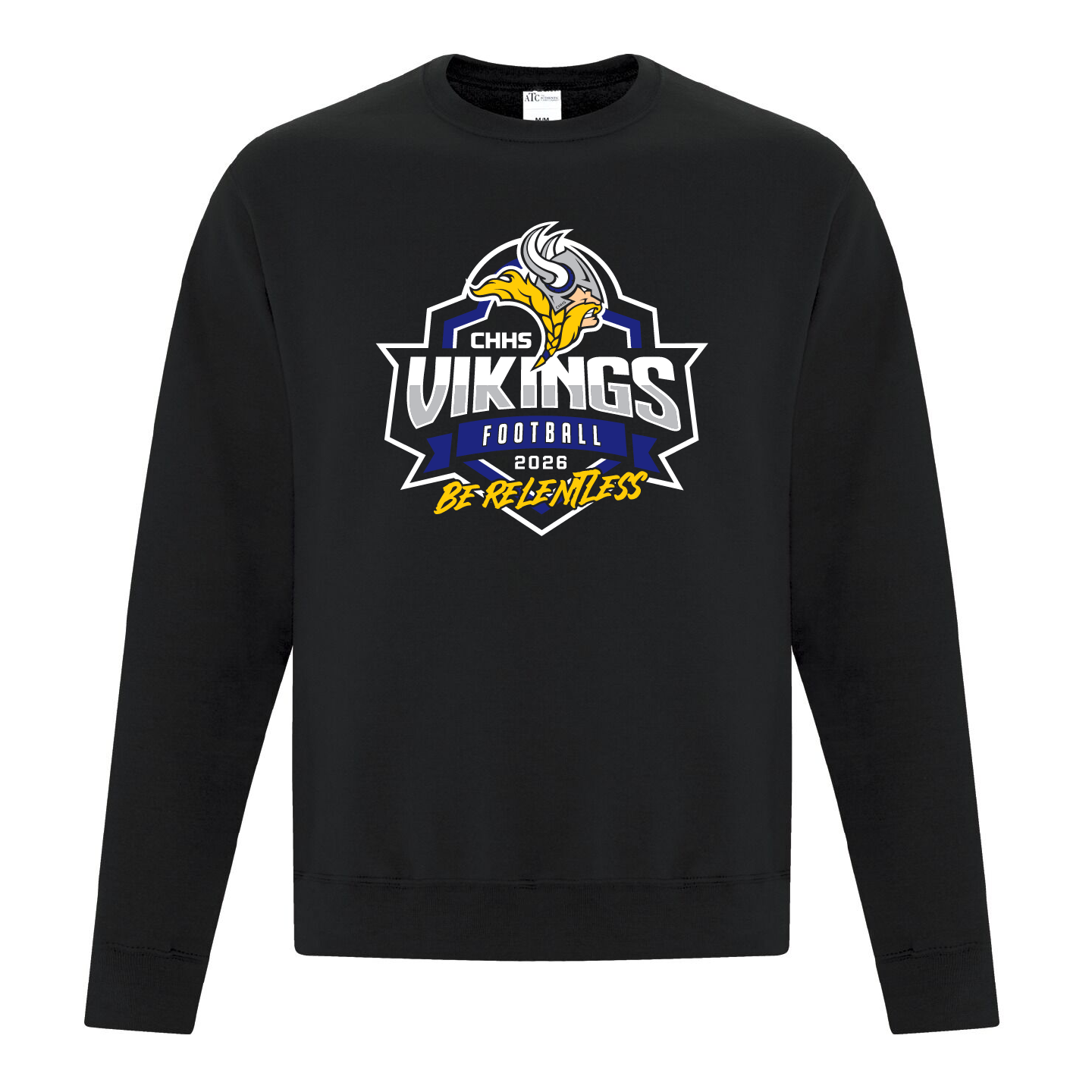 CHHS Jr. Vikings Football Unisex Crewneck Sweatshirt (CHJRFT001-F2400)