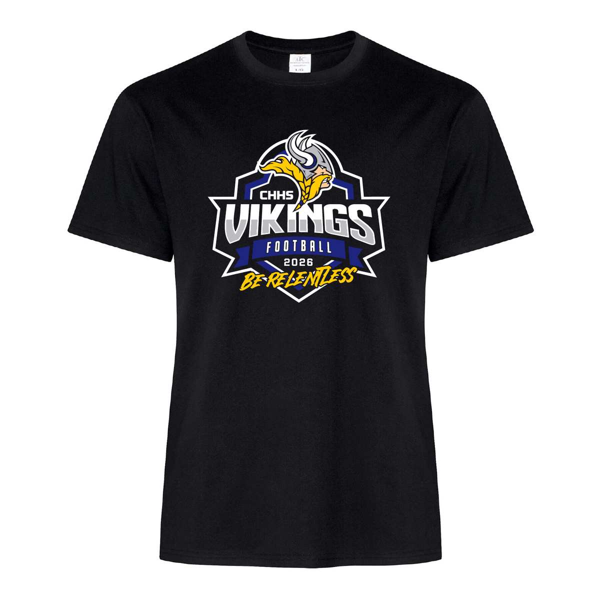 CHHS Jr. Vikings Football Standard Unisex T-Shirt (CHJRFT001-2000)
