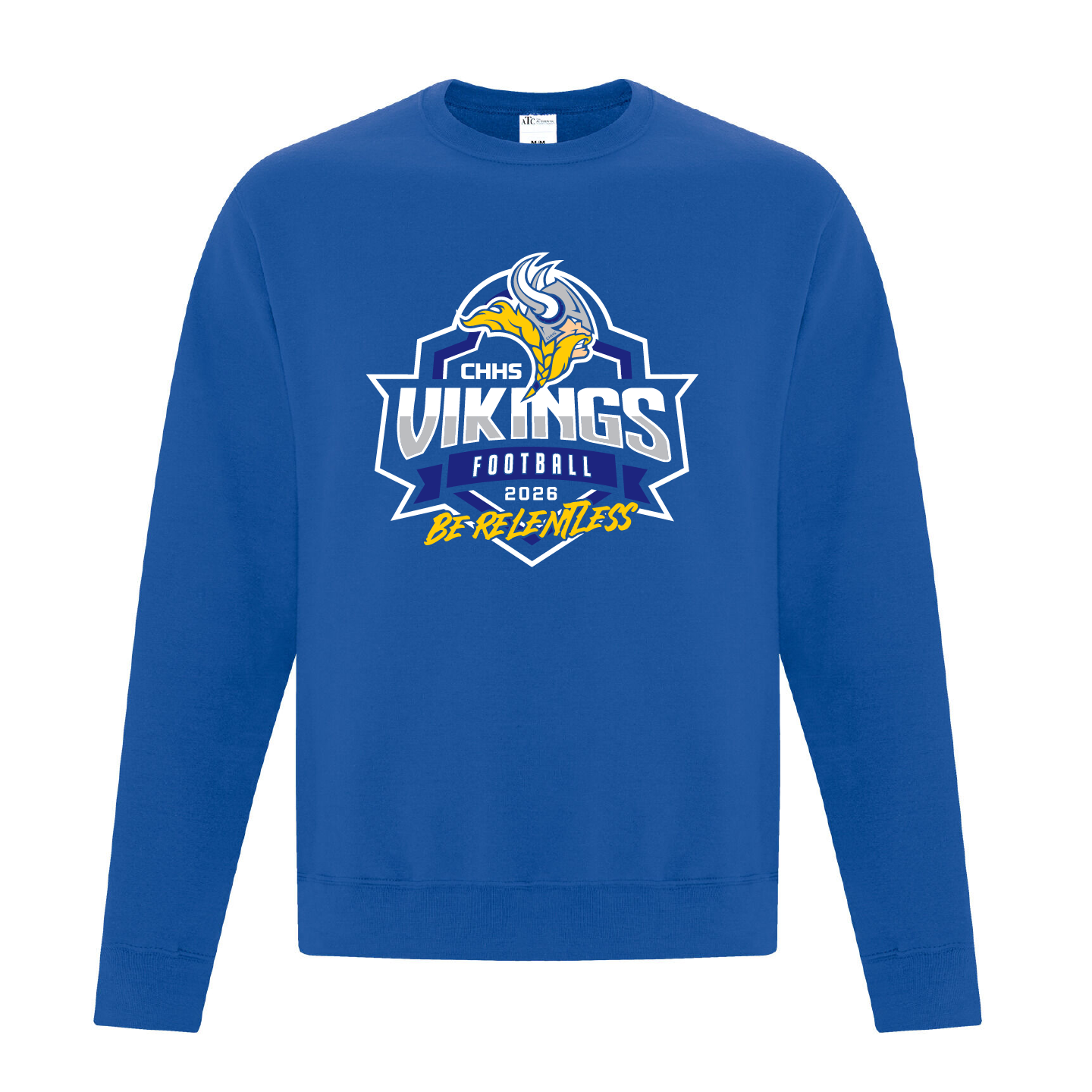 CHHS Jr. Vikings Football Unisex Crewneck Sweatshirt (CHJRFT001-F2400)