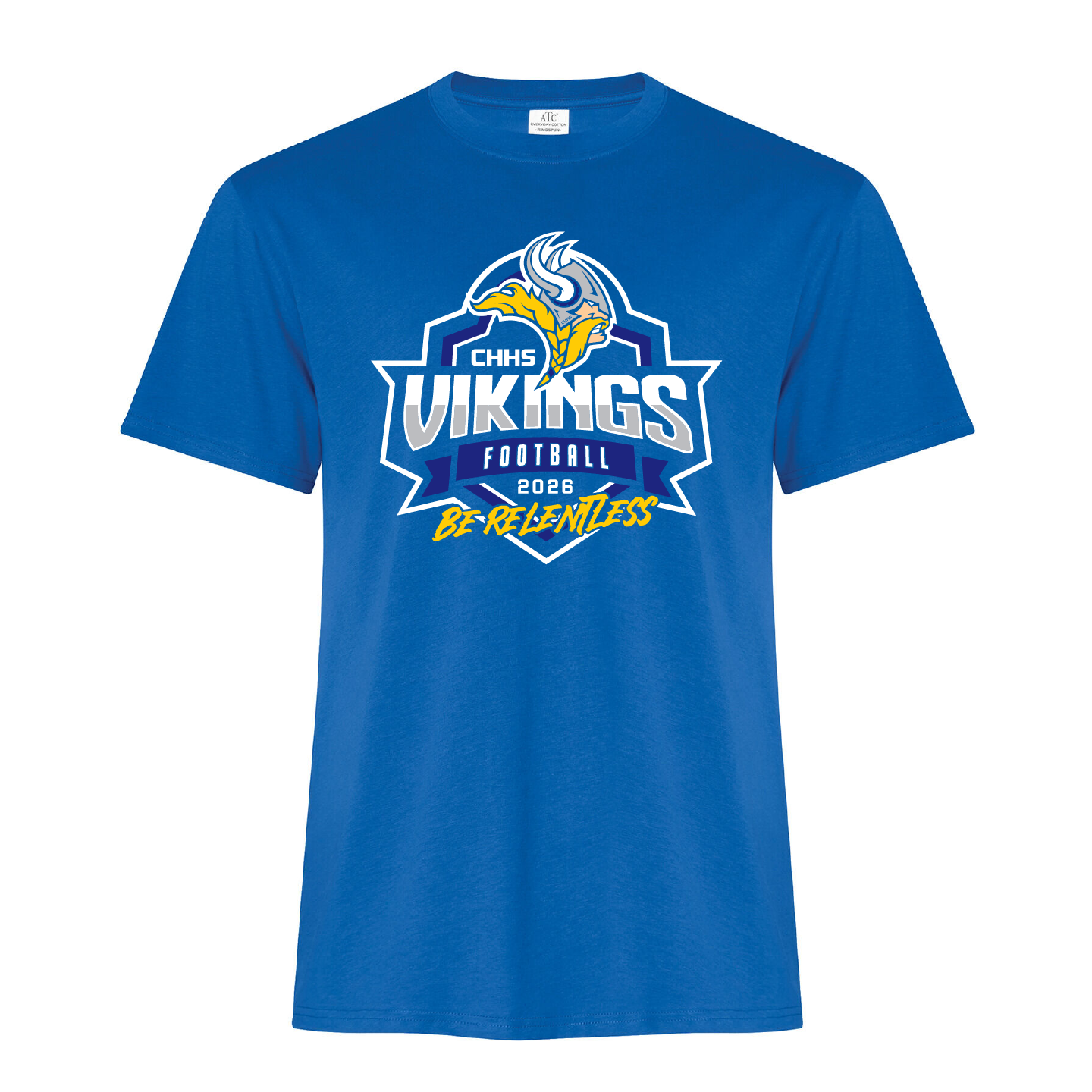 CHHS Jr. Vikings Football Standard Unisex T-Shirt (CHJRFT001-2000)
