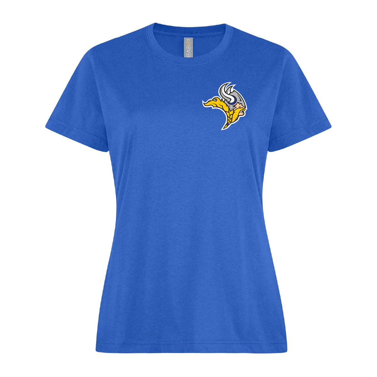 CHHS Jr. Vikings Football LADIES Ringspun T-Shirt (CHJRFT002-24EVERL)