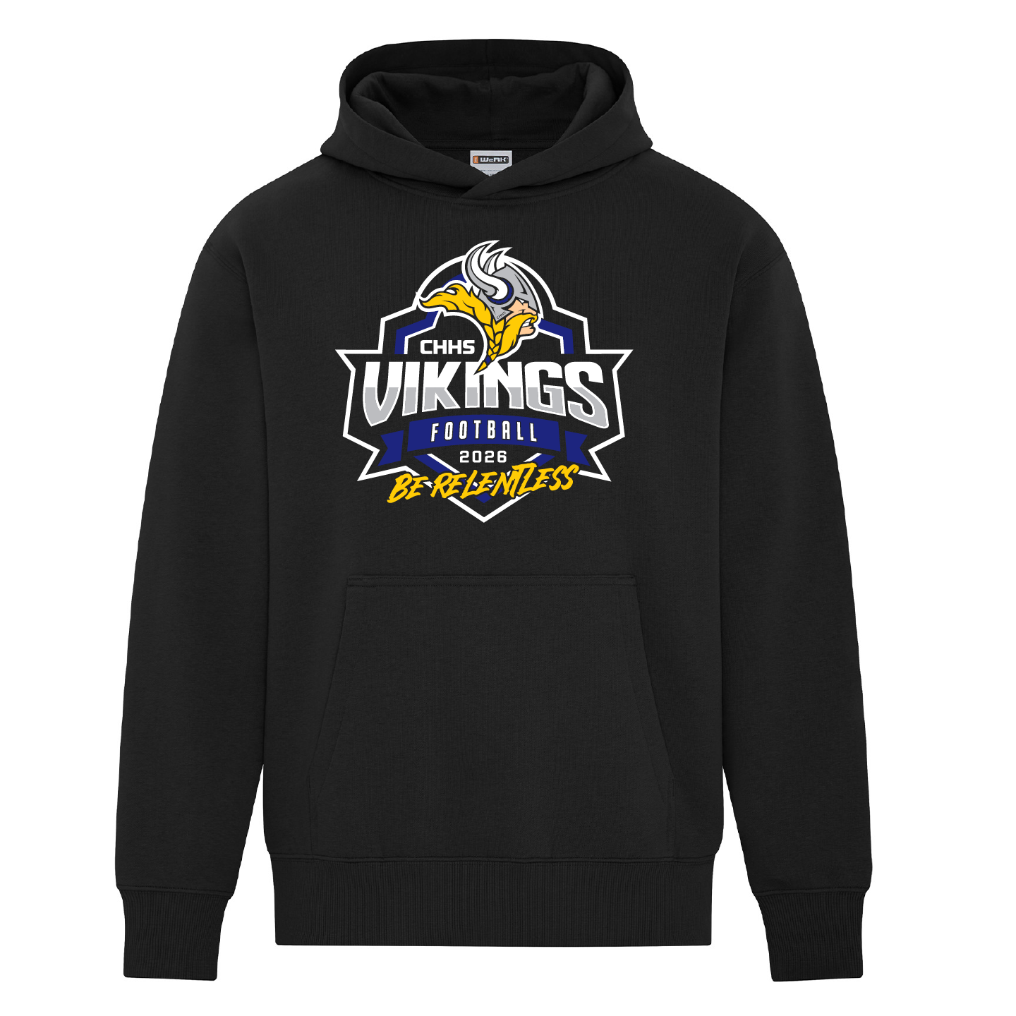CHHS Jr. Vikings Football Unisex Heavyweight Hoodie (CHJRFT001-WERK420)