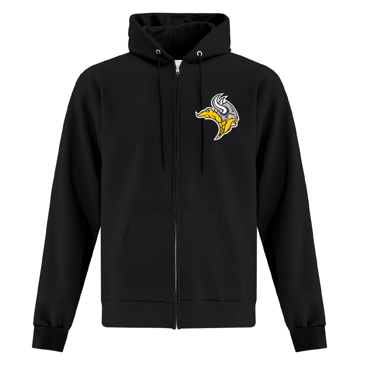 CHHS Jr. Vikings Football Unisex Zip-Up Hoodie (CHJRFT002-F2600)