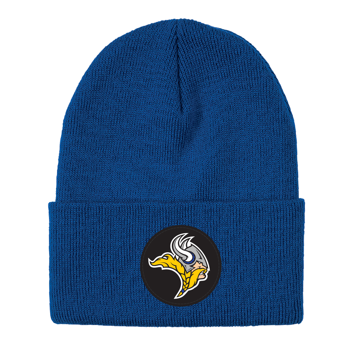 CHHS Jr. Vikings Football Patched Cuffed Beanie (BISP001BP9-SP12)