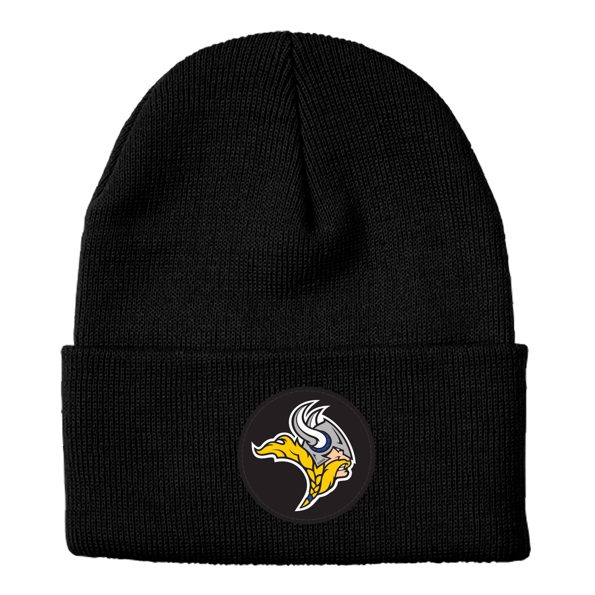 CHHS Jr. Vikings Football Patched Cuffed Beanie (BISP001BP9-SP12)