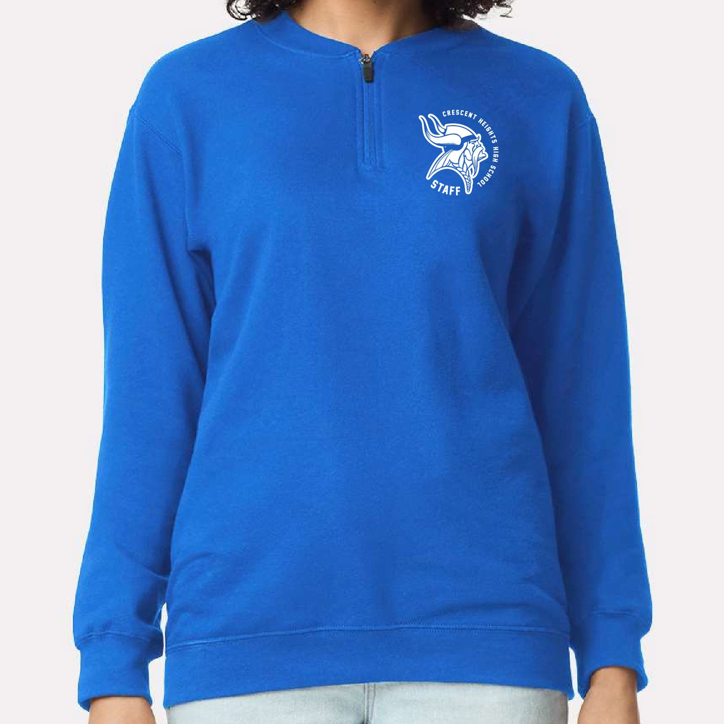 CHHS Staff Unisex 1/4 Zip Sweatshirt (CHSTFT005-SF008)
