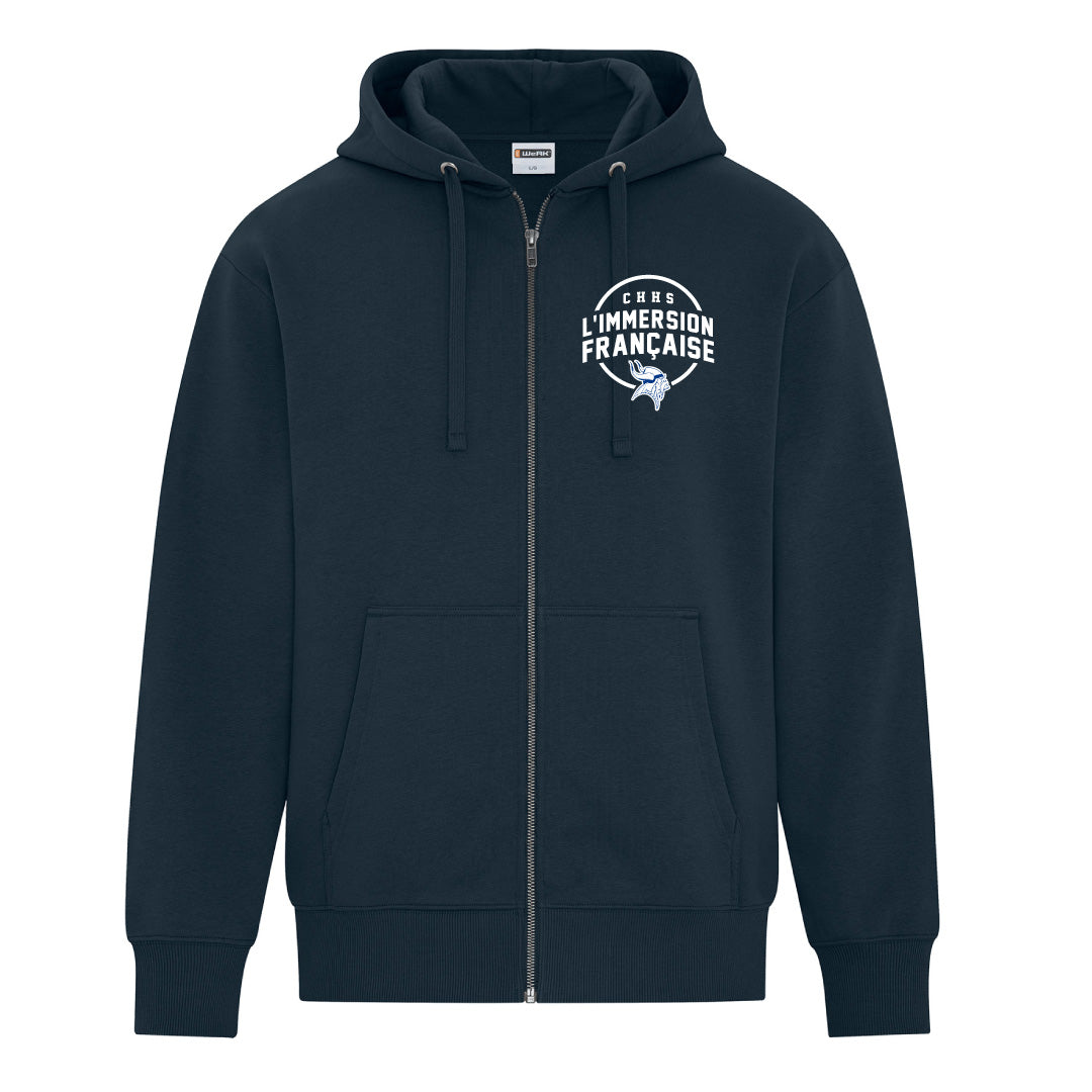 CHHS Staff L'immersion Française Unisex Heavyweight Zip Hoodie (CHSTFT006-WERK422)