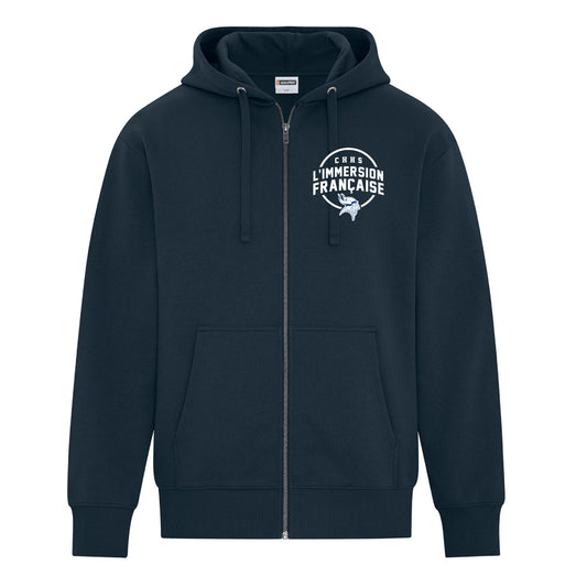 CHHS Staff L'immersion Française Unisex Heavyweight Zip Hoodie (CHSTFT006-WERK422)