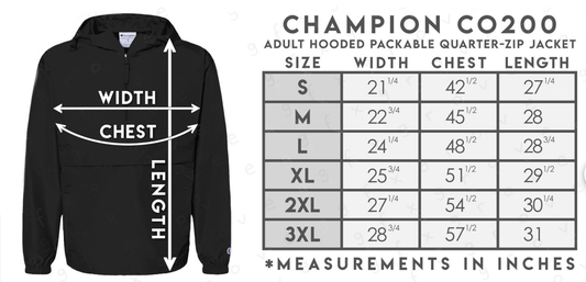 CSC Cadet Unisex Champion Half Zip Windbreaker (CSCT001-CO200)