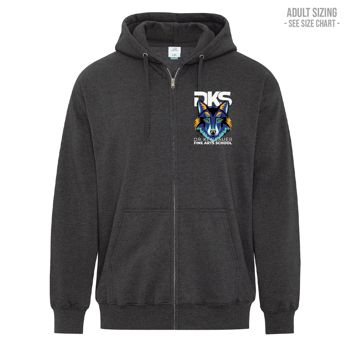 Dr. Ken Sauer Unisex Zip Hoodie (DKST009/010-F6600)
