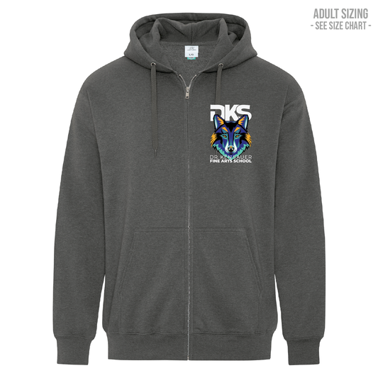 Dr. Ken Sauer Unisex Zip Hoodie (DKST009/010-F6600)