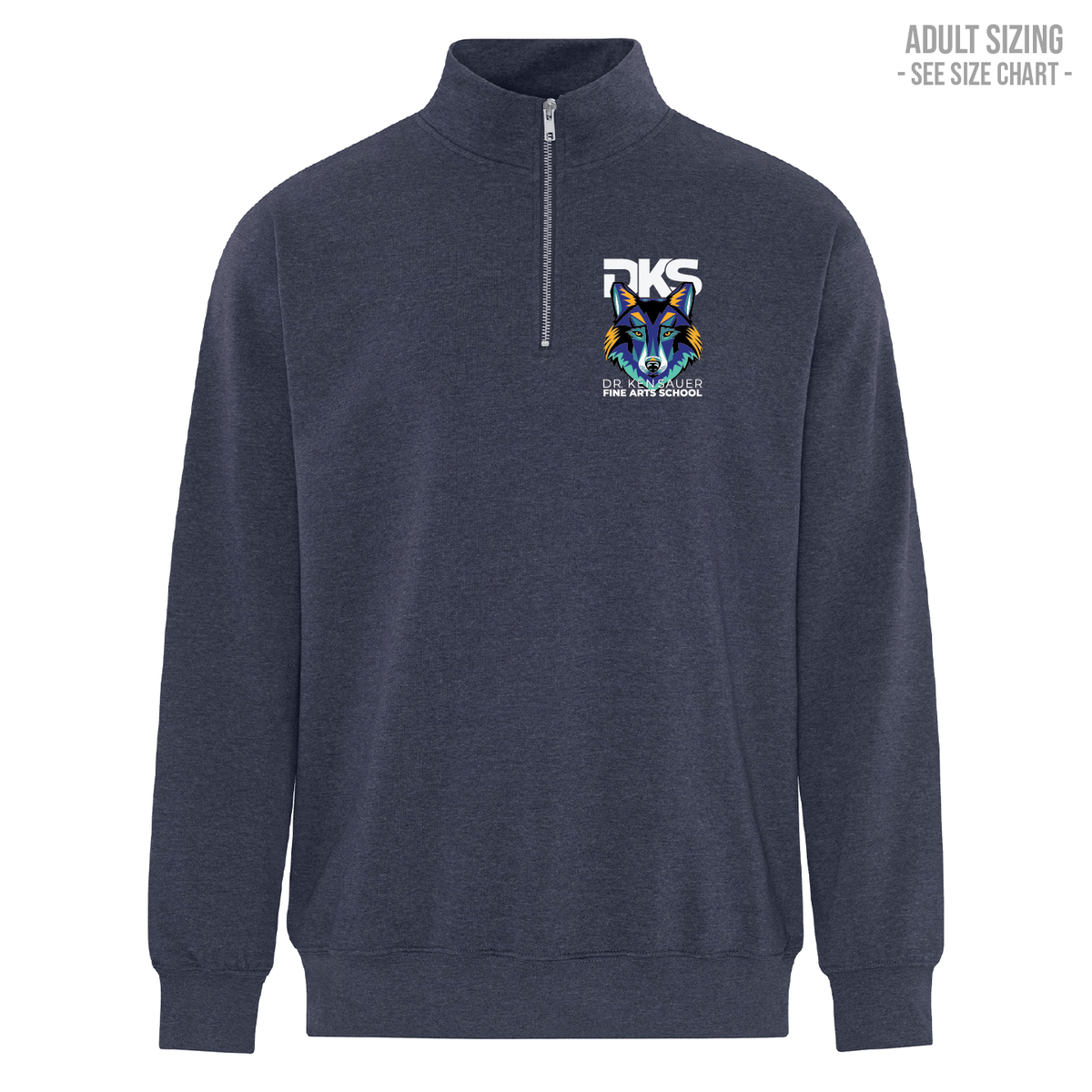 Dr. Ken Sauer 1/4 Zip Unisex Sweatshirt (DKST009-ATCF6700)