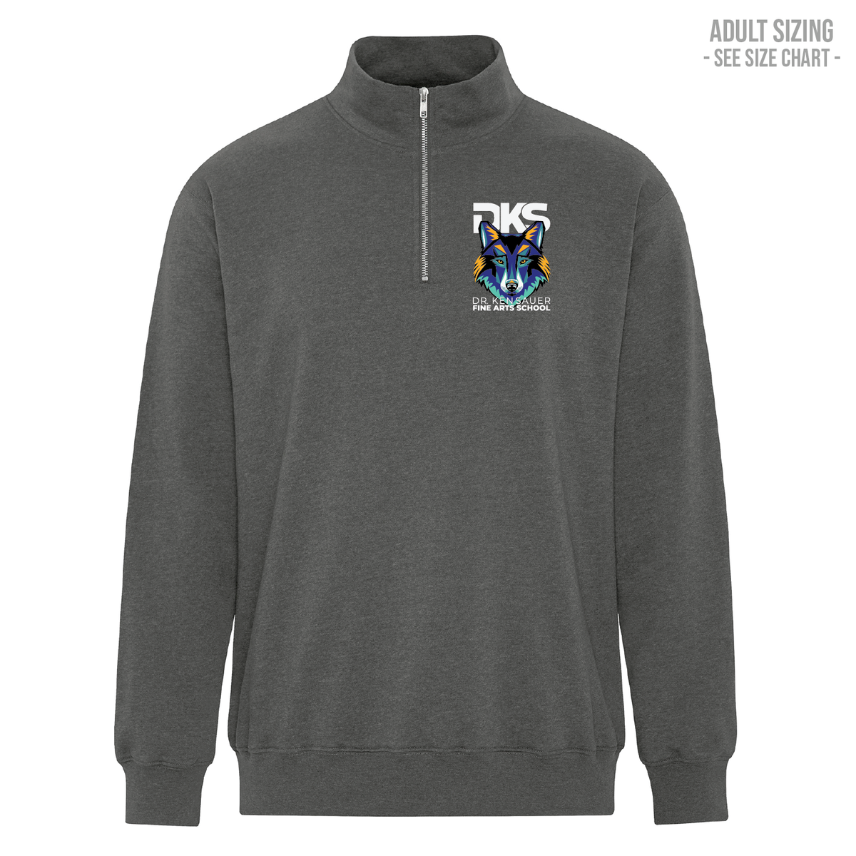 Dr. Ken Sauer 1/4 Zip Unisex Sweatshirt (DKST009-ATCF6700)
