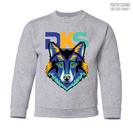 Dr. Ken Sauer Logo YOUTH Crewneck Sweatshirt (DKST006-18000B)