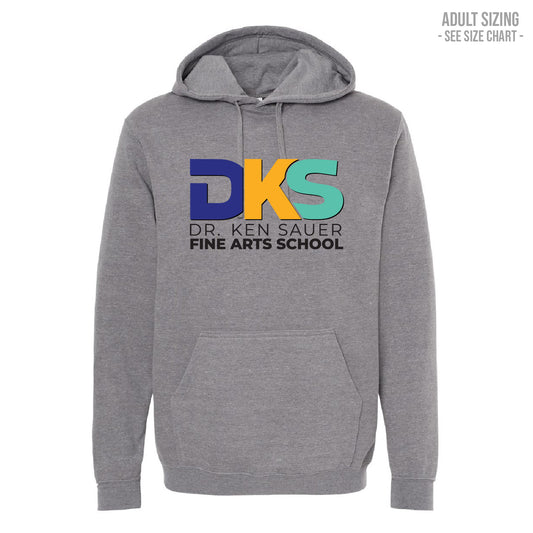 Dr. Ken Sauer Type Logo ADULT Pullover Hoodie (DKST008-3320)