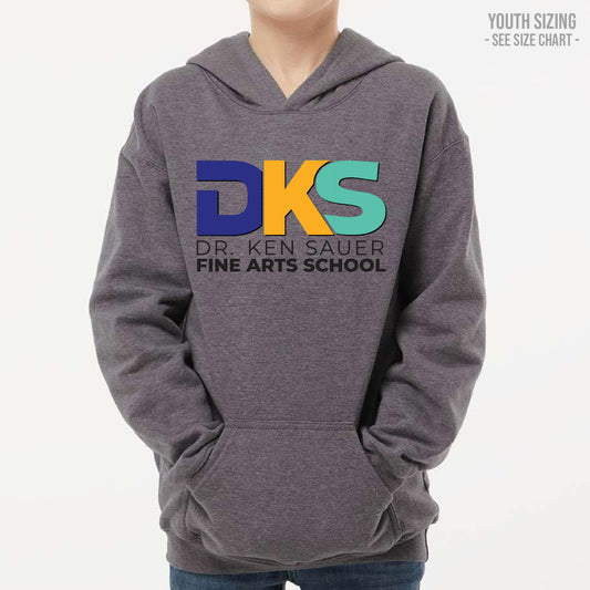 Dr. Ken Sauer Type Logo YOUTH Pullover Hoodie (DKST008-3322)