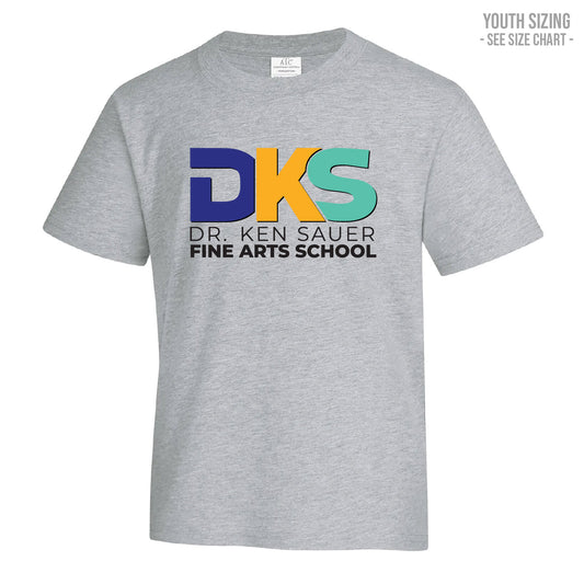 Dr. Ken Sauer Type Logo YOUTH T-Shirt  (DKST008-ATC2000Y)