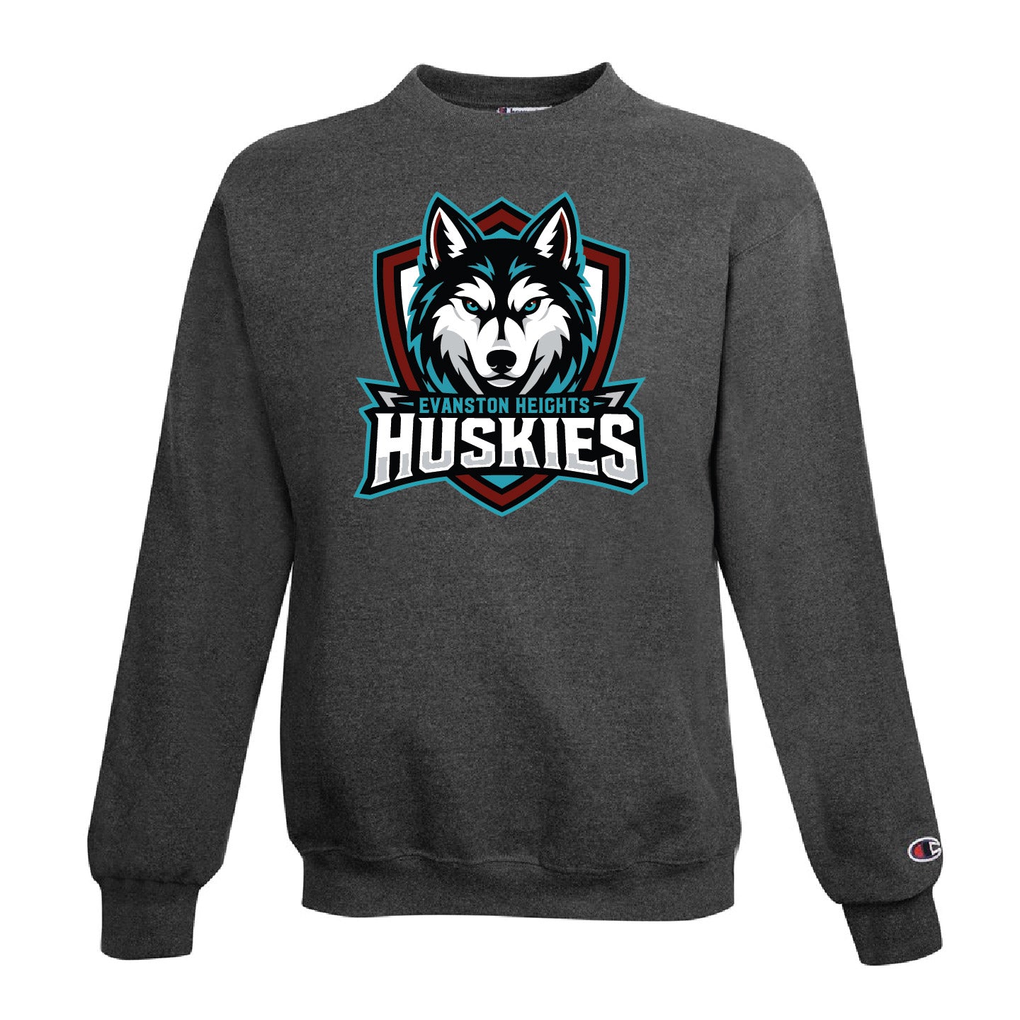 Evanston Heights Shield Unisex Champion Crewneck Sweatshirt (EHT001-S600)