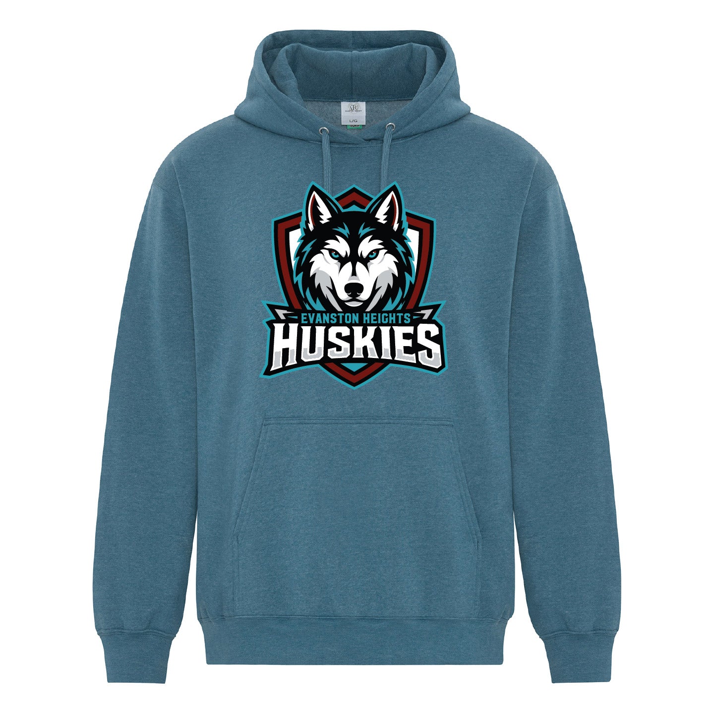 Evanston Heights Shield Unisex Pullover Hoodie (EHT001-ATCF6500)