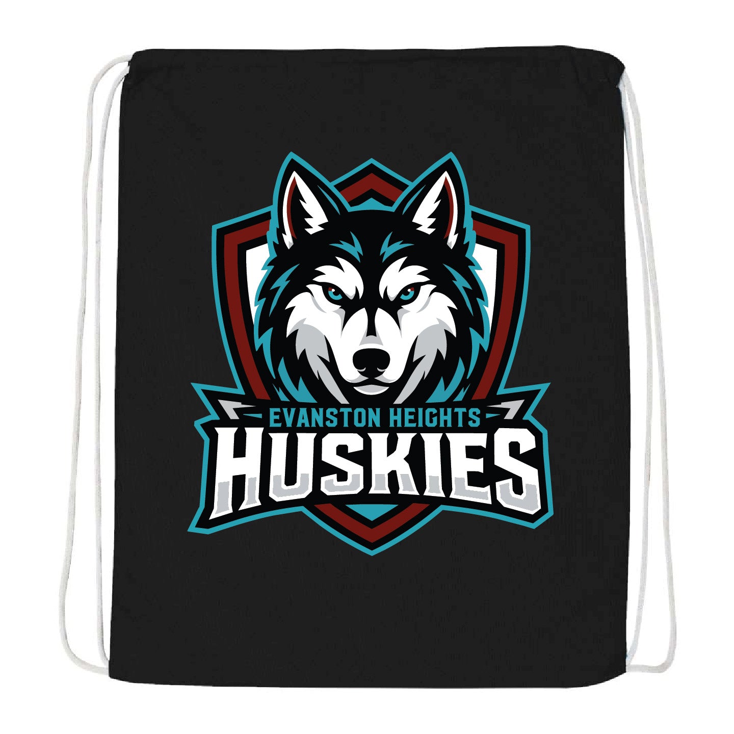 Evanston Heights Shield Cotton Drawstring Bag - (EHT001-Q4500)