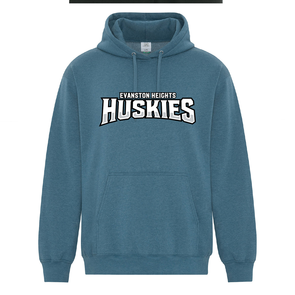Evanston Heights Logotype Unisex Pullover Hoodie (EHT005-ATCF6500)