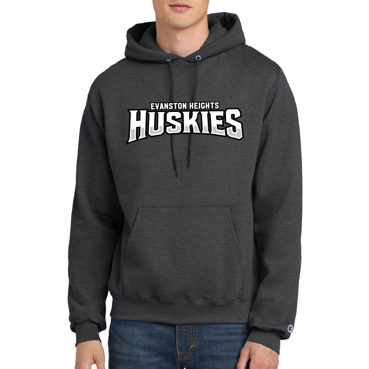 Evanston Heights Logotype Unisex Champion Hoodie (EHT005-S700)