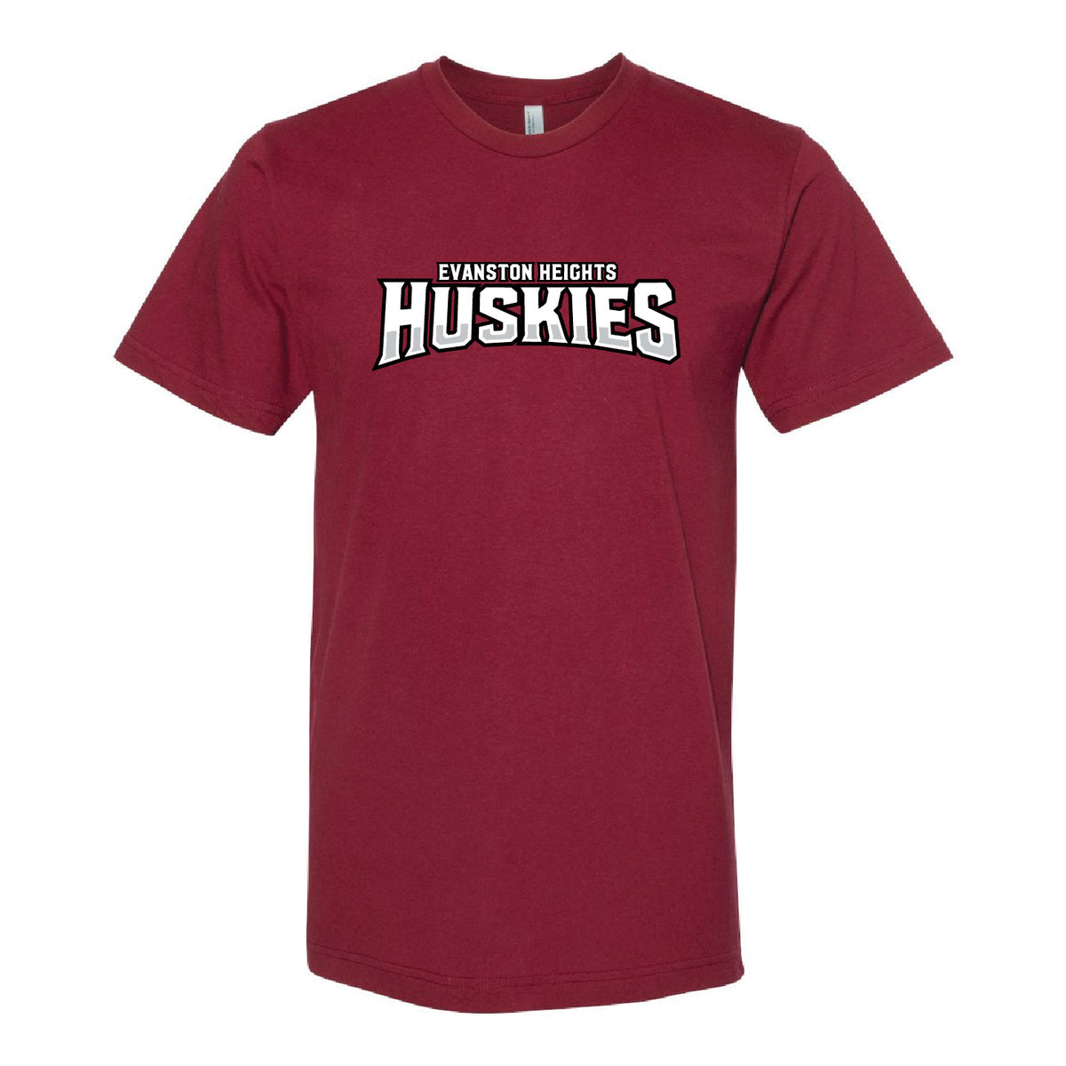 Evanston Heights Logotype Unisex Ringspun T-Shirt (EHT005-2001)