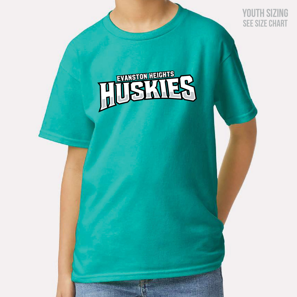 Evanston Heights Logotype Youth T-Shirt (EHT006-2000B)