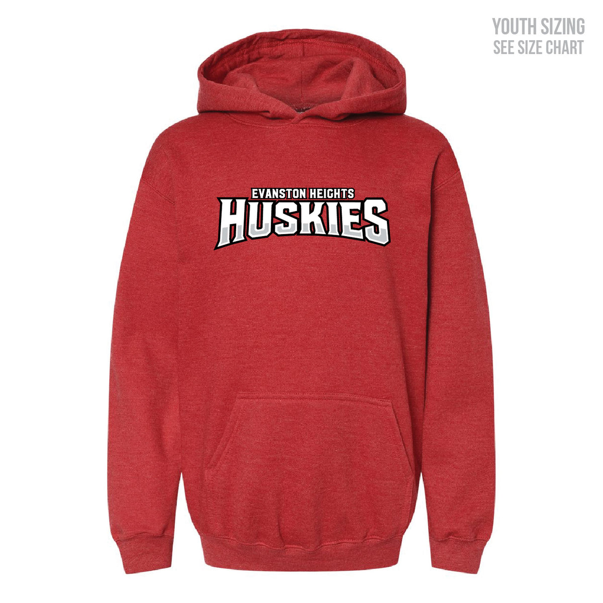 Evanston Heights Logotype YOUTH Pullover Hoodie (EHT006-3322)