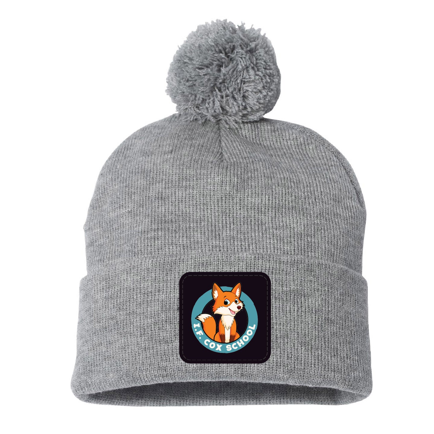 I.F. Cox School Pom Pom Beanie with Patch (IFCP001-SP15)