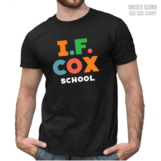 I.F. Cox School Type Design ADULT T-Shirt (IFCT003-64000)