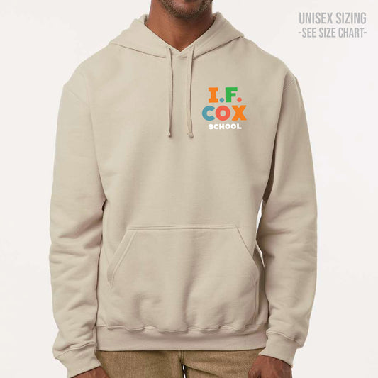 I.F. Cox School LC Logo ADULT Pullover Hoodie (IFCT005-3320)